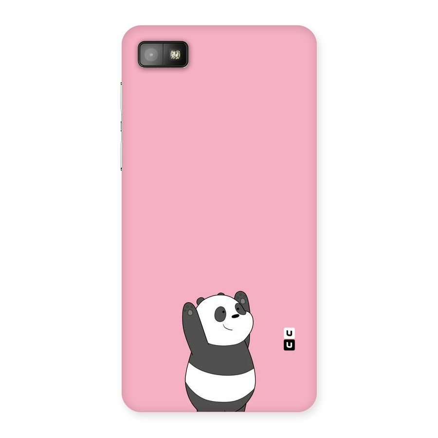 Panda Handsup Back Case for Blackberry Z10