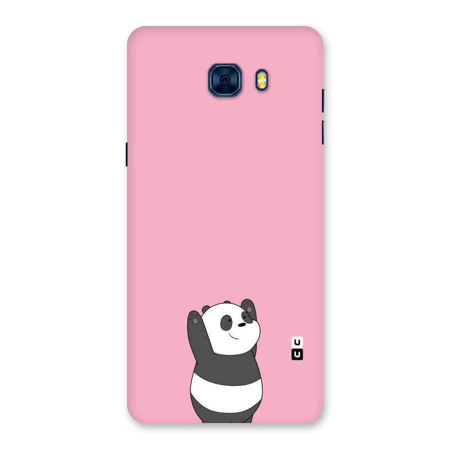 Panda Handsup Back Case for Galaxy C7 Pro