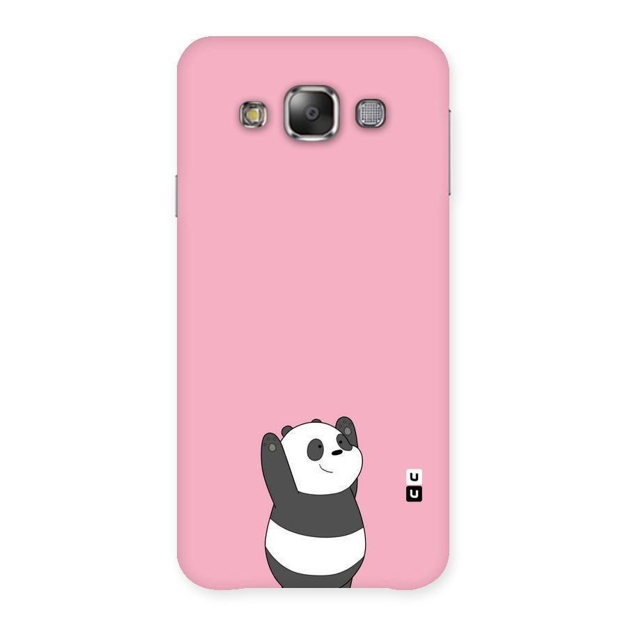 Panda Handsup Back Case for Galaxy E7