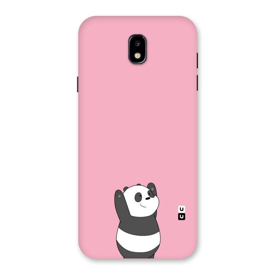 Panda Handsup Back Case for Galaxy J7 Pro