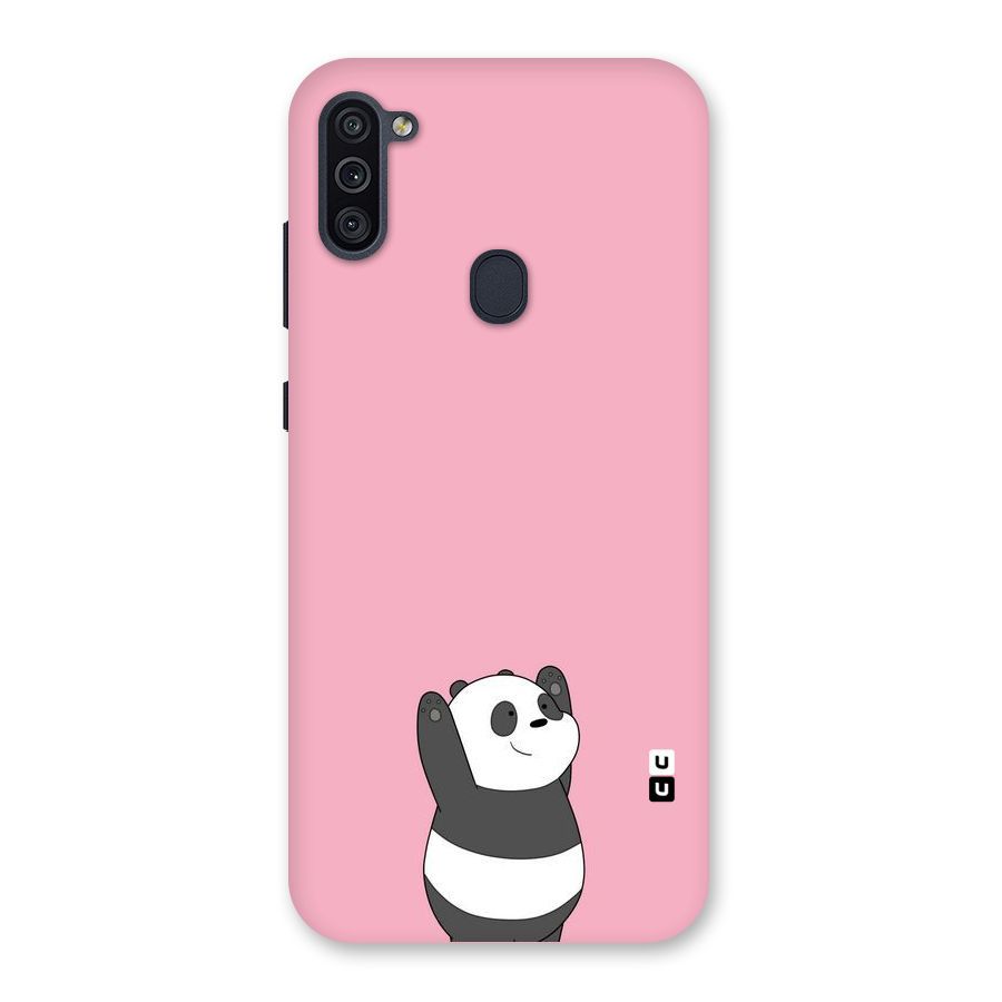 Panda Handsup Back Case for Galaxy M11