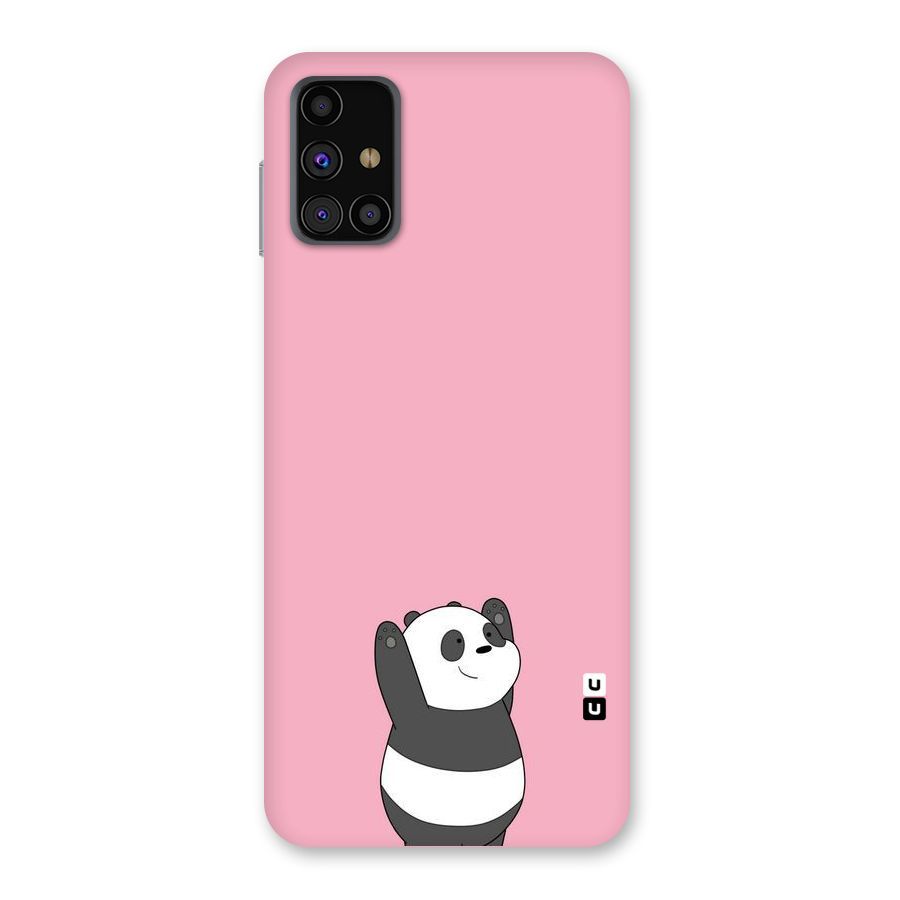 Panda Handsup Back Case for Galaxy M31s
