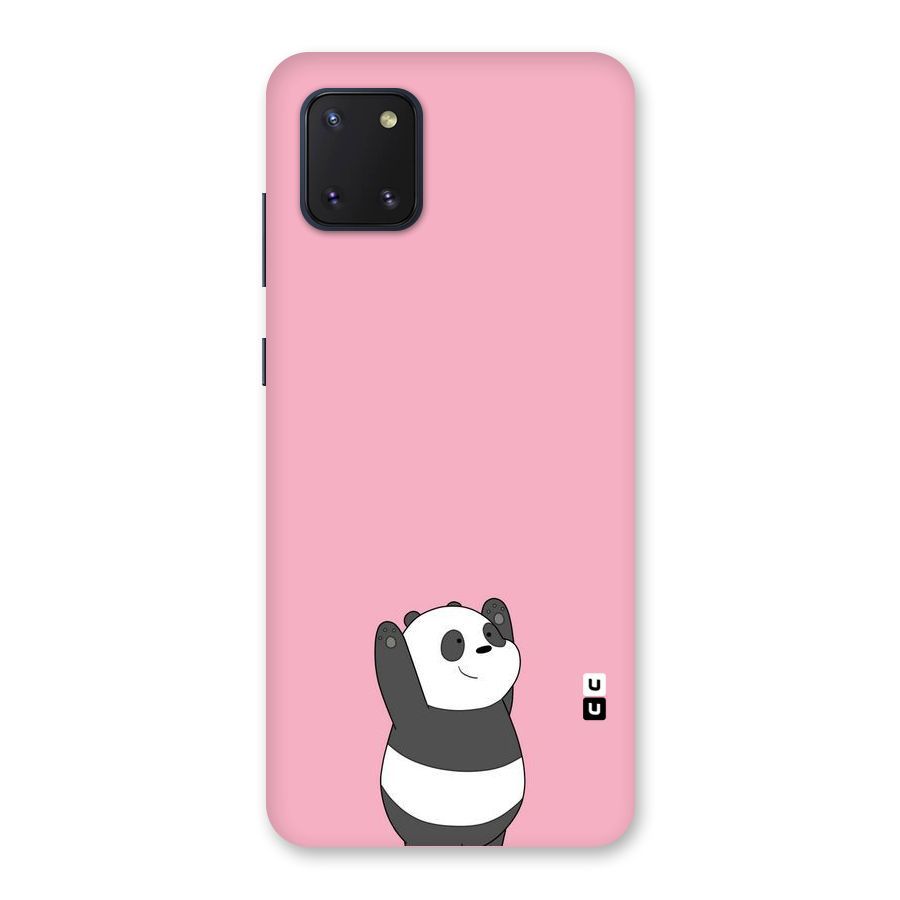 Panda Handsup Back Case for Galaxy Note 10 Lite
