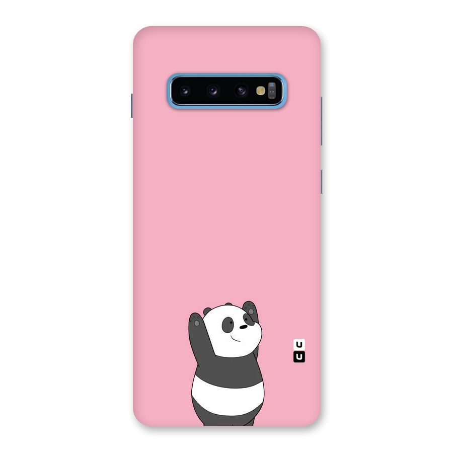 Panda Handsup Back Case for Galaxy S10 Plus
