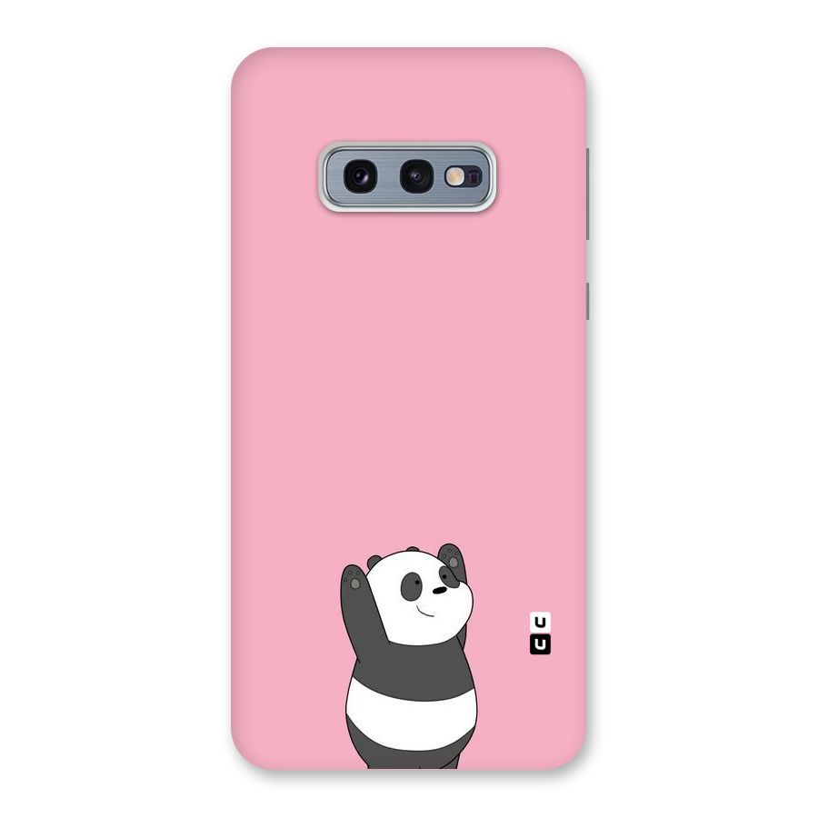 Panda Handsup Back Case for Galaxy S10e
