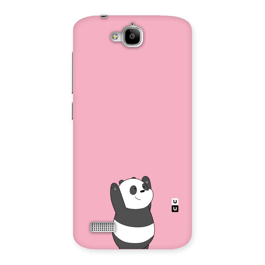 Panda Handsup Back Case for Honor Holly