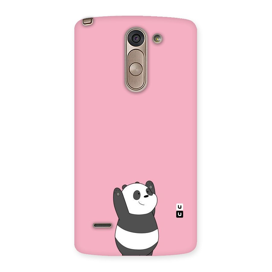 Panda Handsup Back Case for LG G3 Stylus