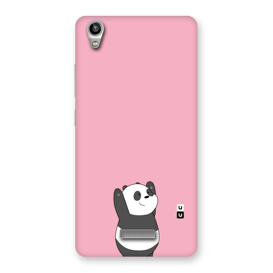 Panda Handsup Back Case for Lava-Pixel-V1