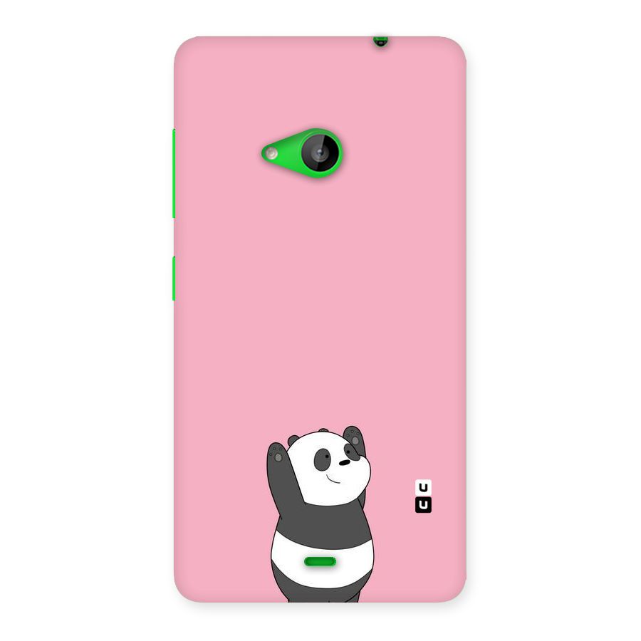 Panda Handsup Back Case for Lumia 535