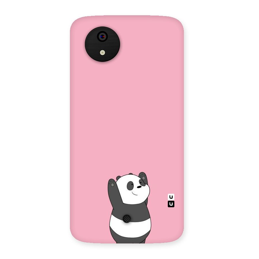 Panda Handsup Back Case for Micromax Canvas A1