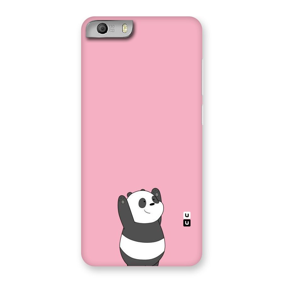Panda Handsup Back Case for Micromax Canvas Knight 2
