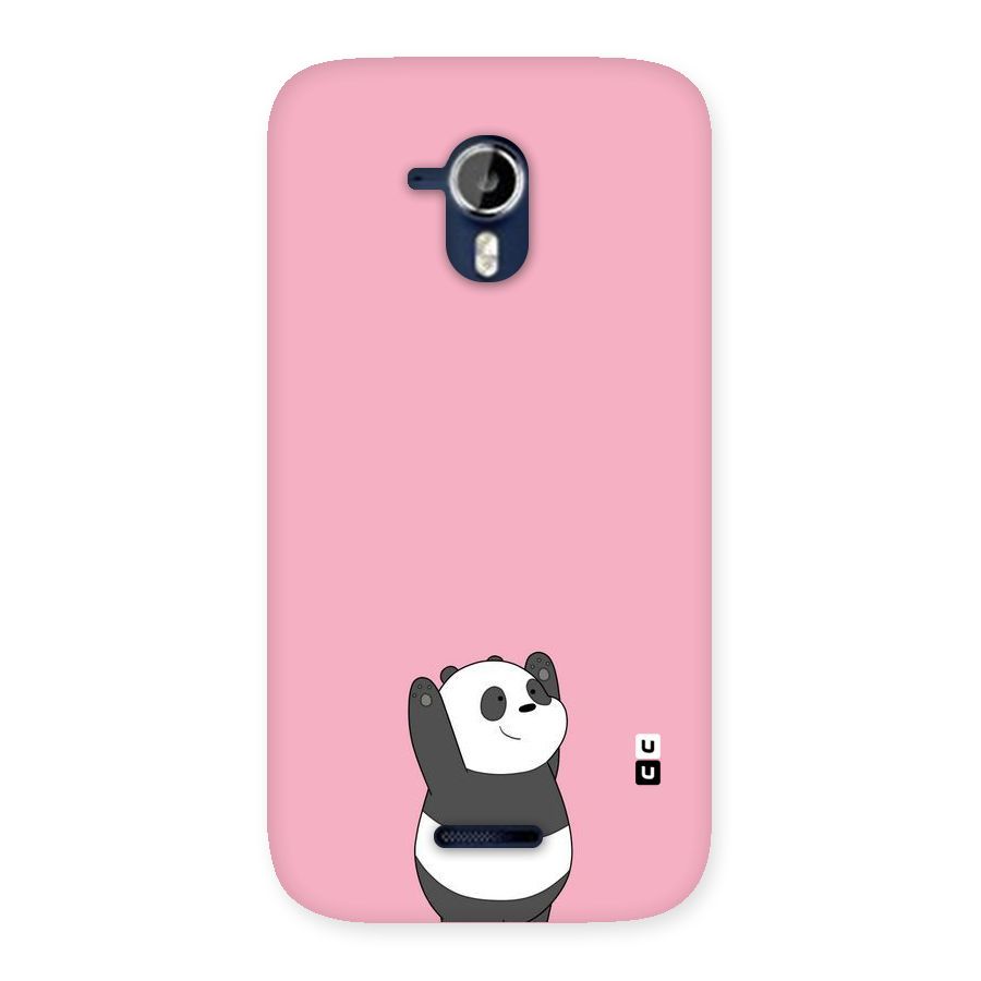 Panda Handsup Back Case for Micromax Canvas Magnus A117