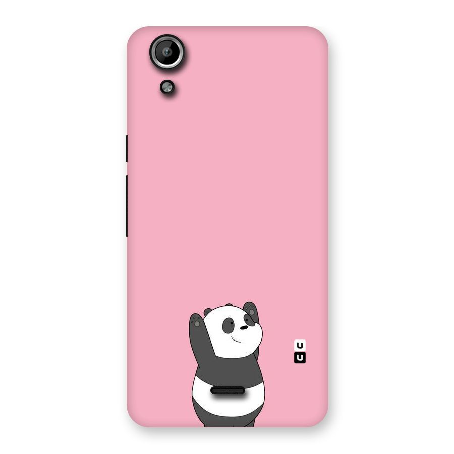 Panda Handsup Back Case for Micromax Canvas Selfie Lens Q345