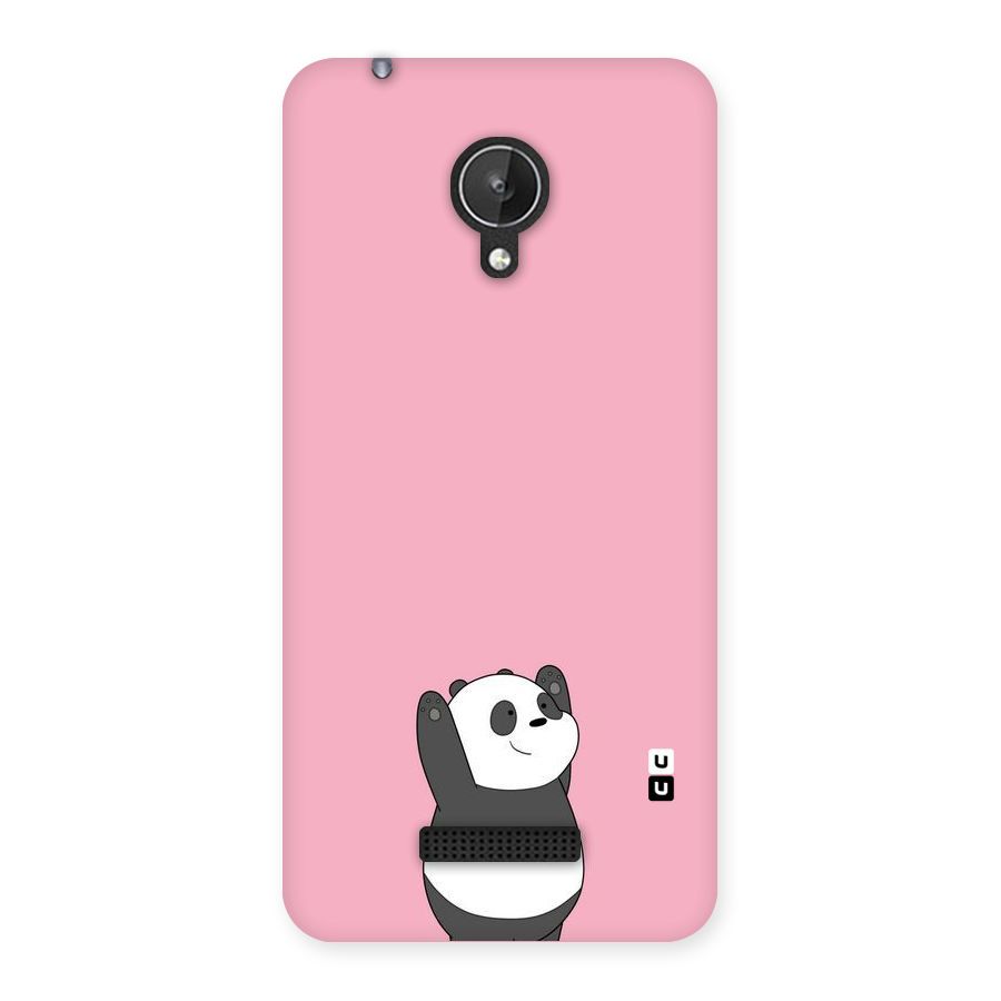 Panda Handsup Back Case for Micromax Canvas Spark Q380