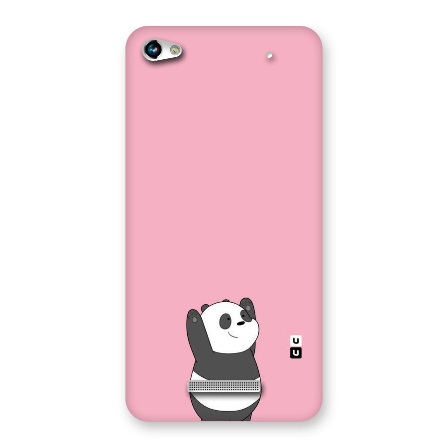 Panda Handsup Back Case for Micromax Hue 2