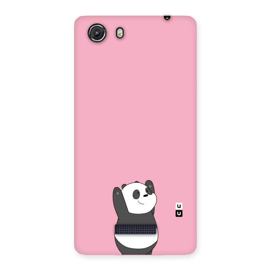 Panda Handsup Back Case for Micromax Unite 3
