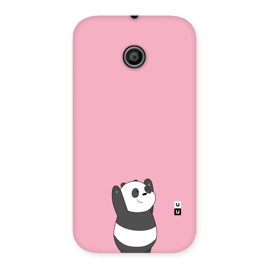 Panda Handsup Back Case for Moto E