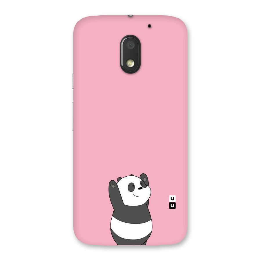 Panda Handsup Back Case for Moto E3 Power