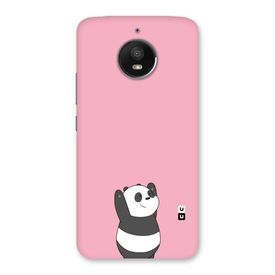 Panda Handsup Back Case for Moto E4 Plus