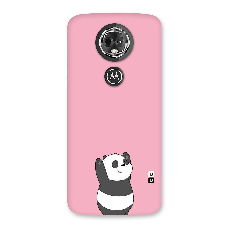 Panda Handsup Back Case for Moto E5 Plus