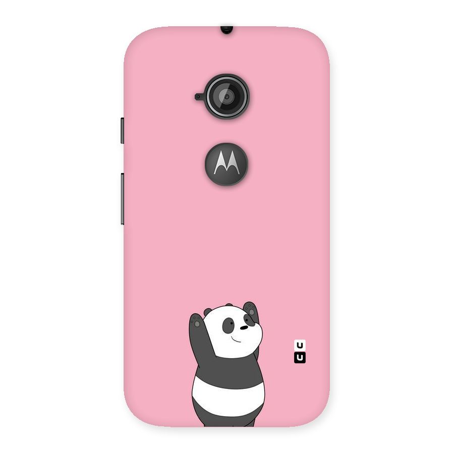 Panda Handsup Back Case for Moto E 2nd Gen