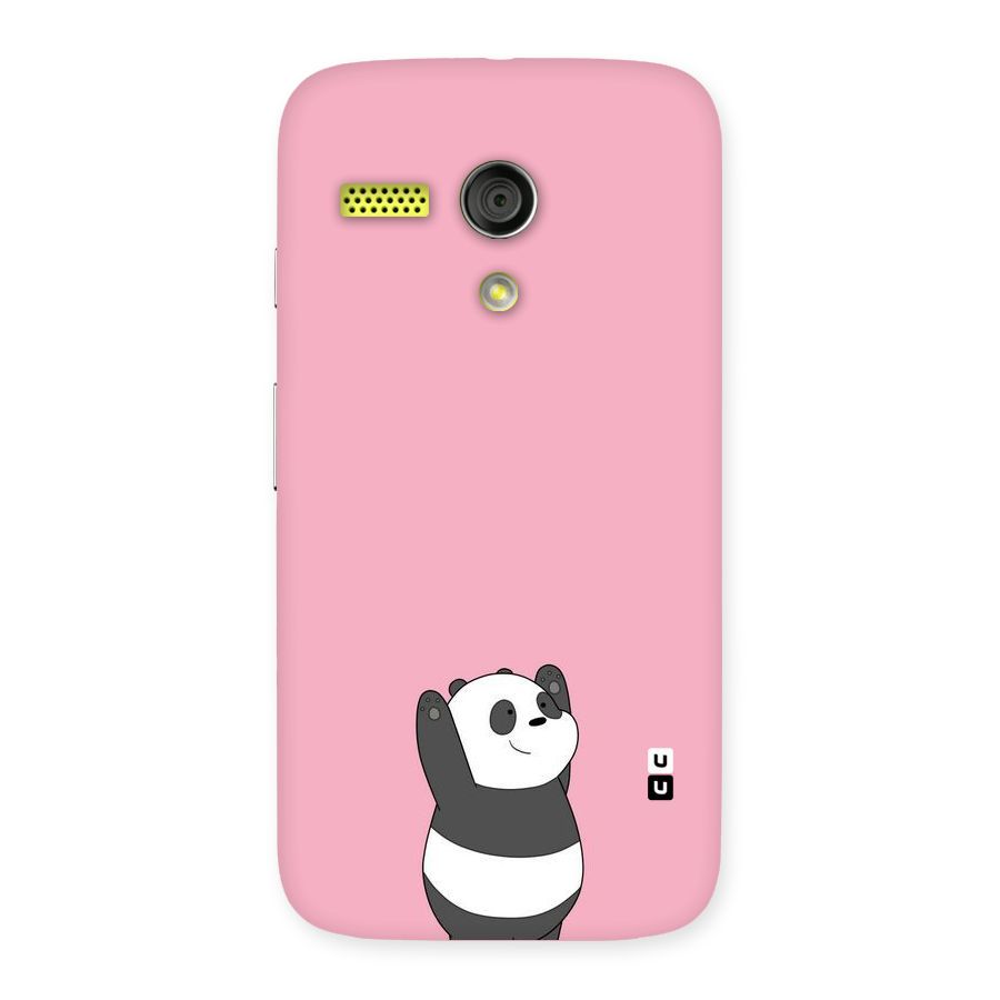 Panda Handsup Back Case for Moto G