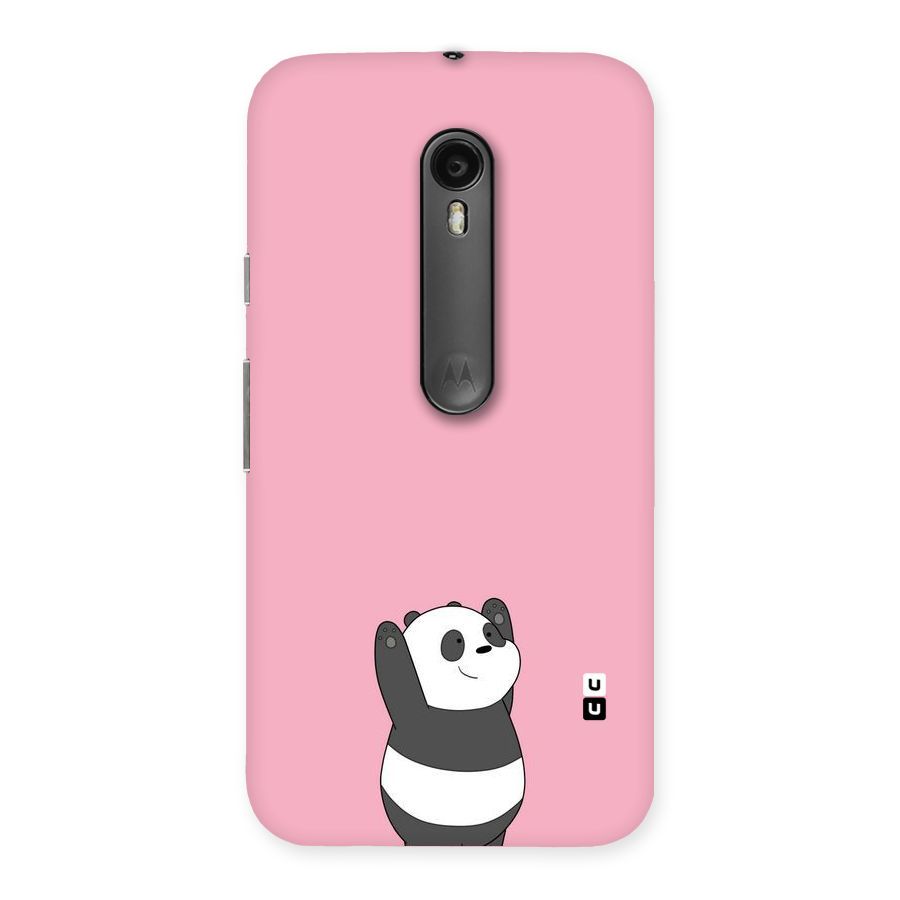 Panda Handsup Back Case for Moto G3