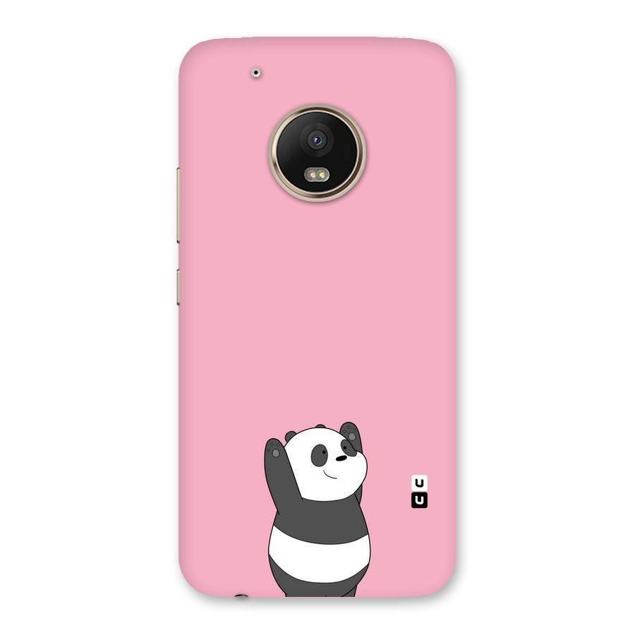 Panda Handsup Back Case for Moto G5 Plus
