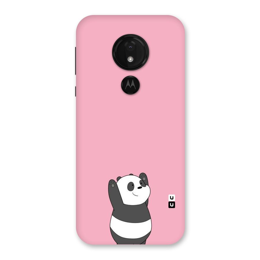 Panda Handsup Back Case for Moto G7 Power