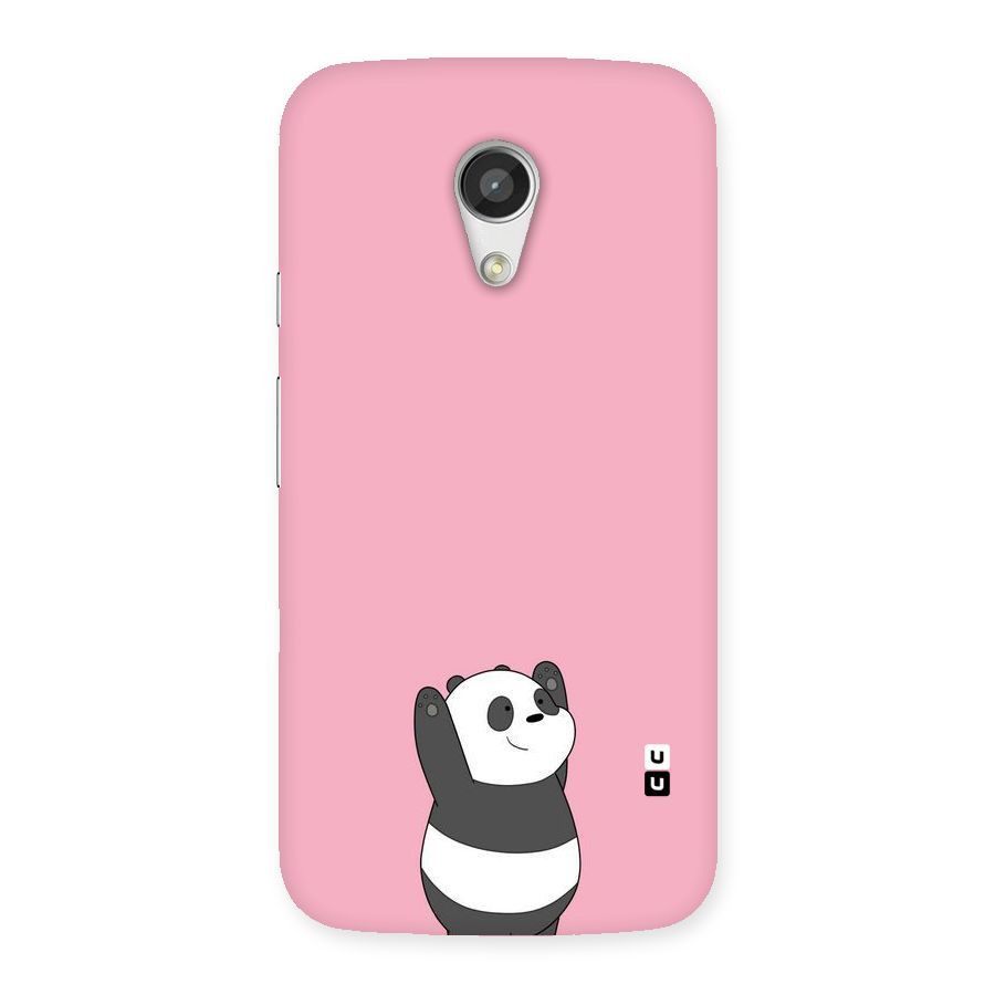 Panda Handsup Back Case for Moto G 2nd Gen