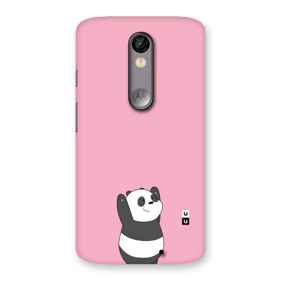 Panda Handsup Back Case for Moto X Force