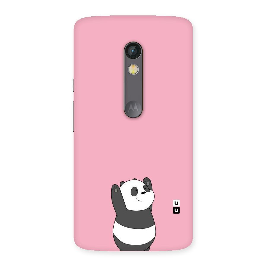 Panda Handsup Back Case for Moto X Play