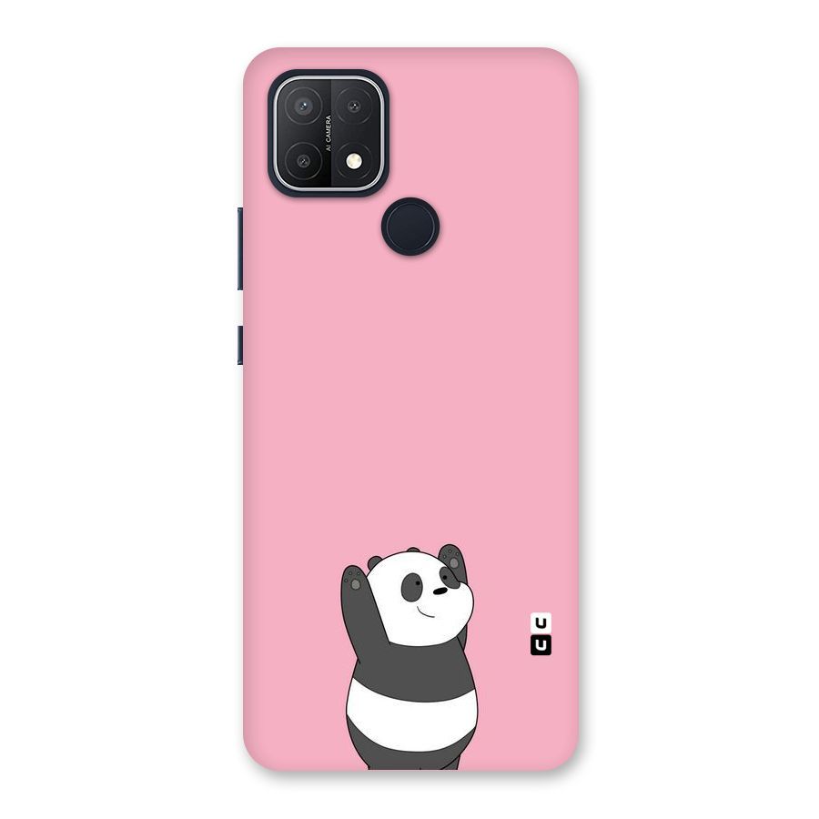 Panda Handsup Back Case for Oppo A15