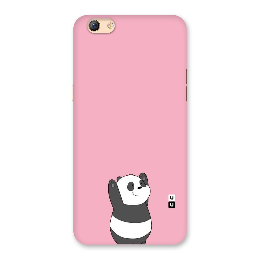 Panda Handsup Back Case for Oppo F3 Plus