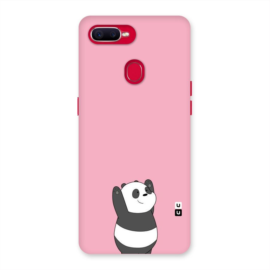 Panda Handsup Back Case for Oppo F9 Pro