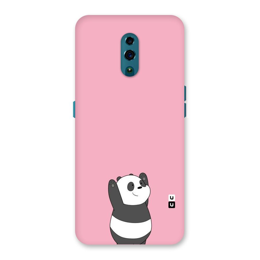 Panda Handsup Back Case for Oppo Reno