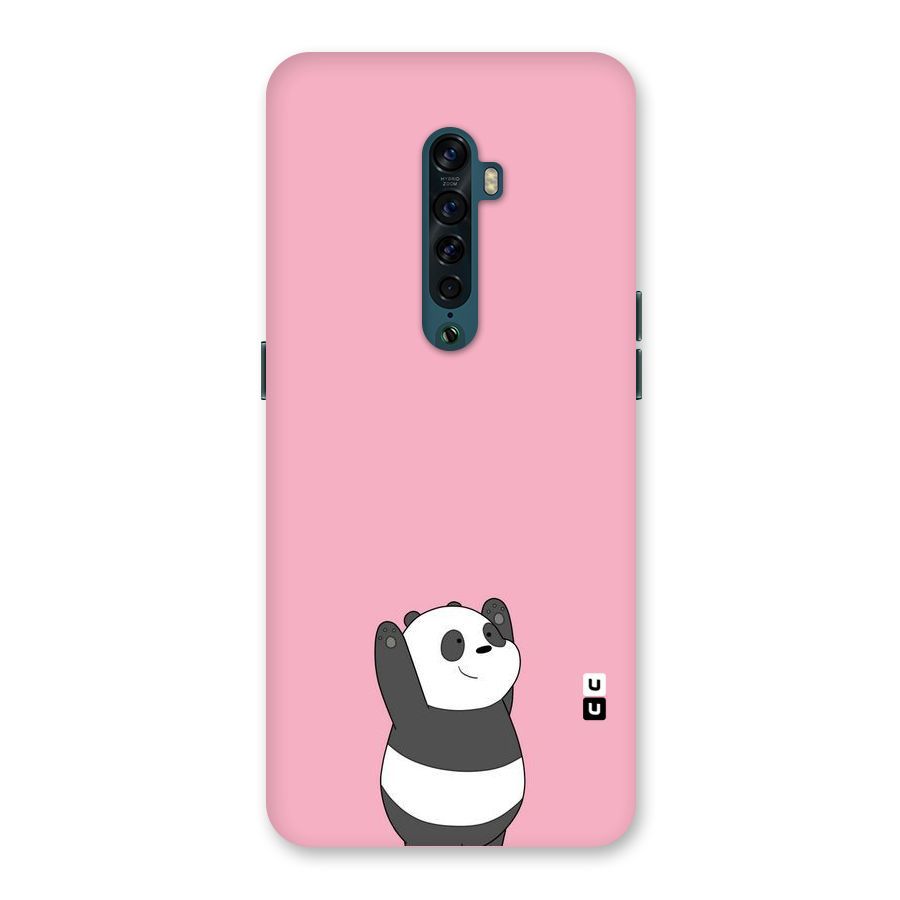 Panda Handsup Back Case for Oppo Reno2