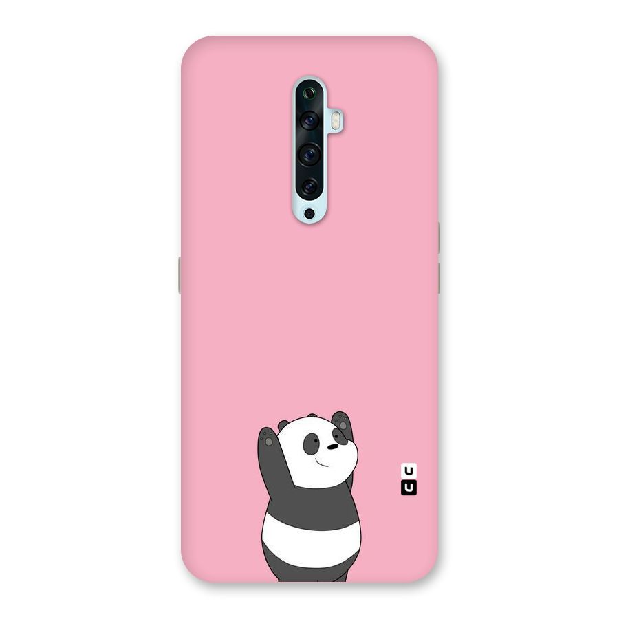 Panda Handsup Back Case for Oppo Reno2 F