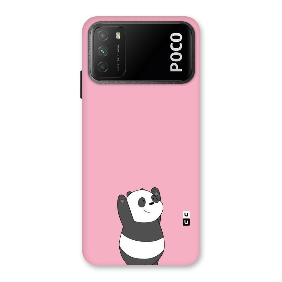 Panda Handsup Back Case for Poco M3