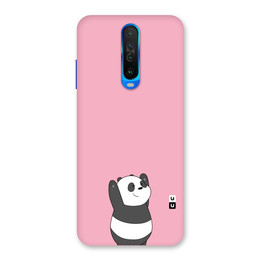 Panda Handsup Back Case for Poco X2