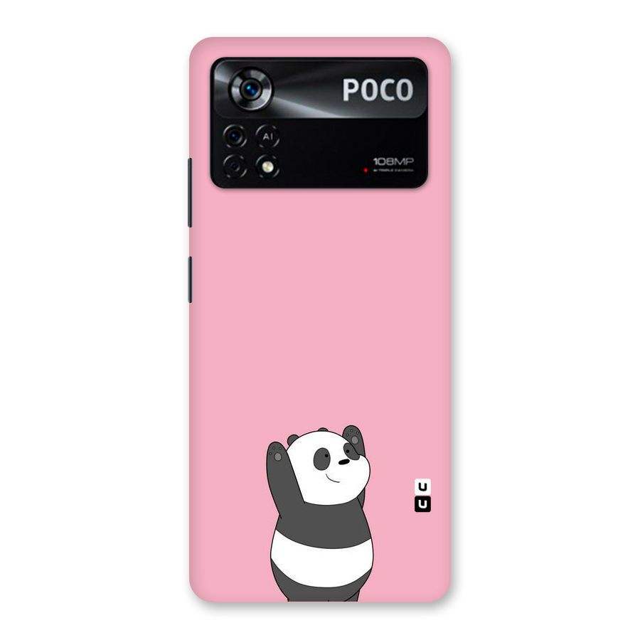 Panda Handsup Back Case for Poco X4 Pro 5G