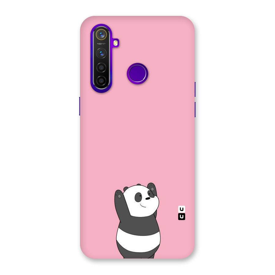 Panda Handsup Back Case for Realme 5 Pro