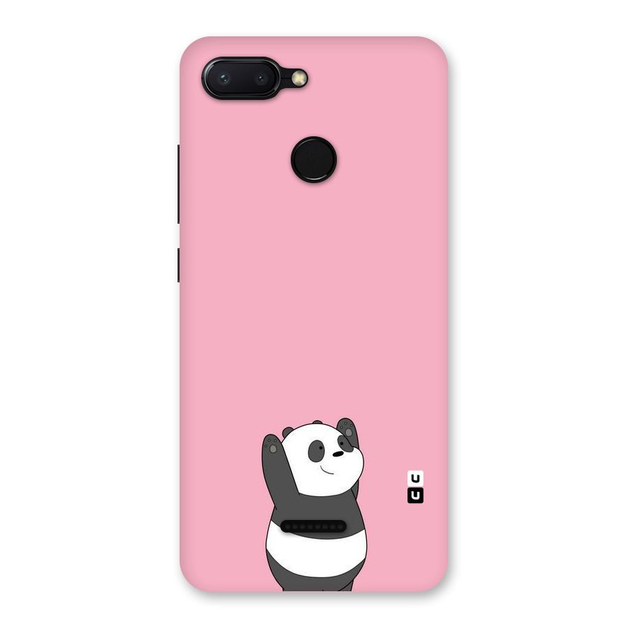 Panda Handsup Back Case for Redmi 6