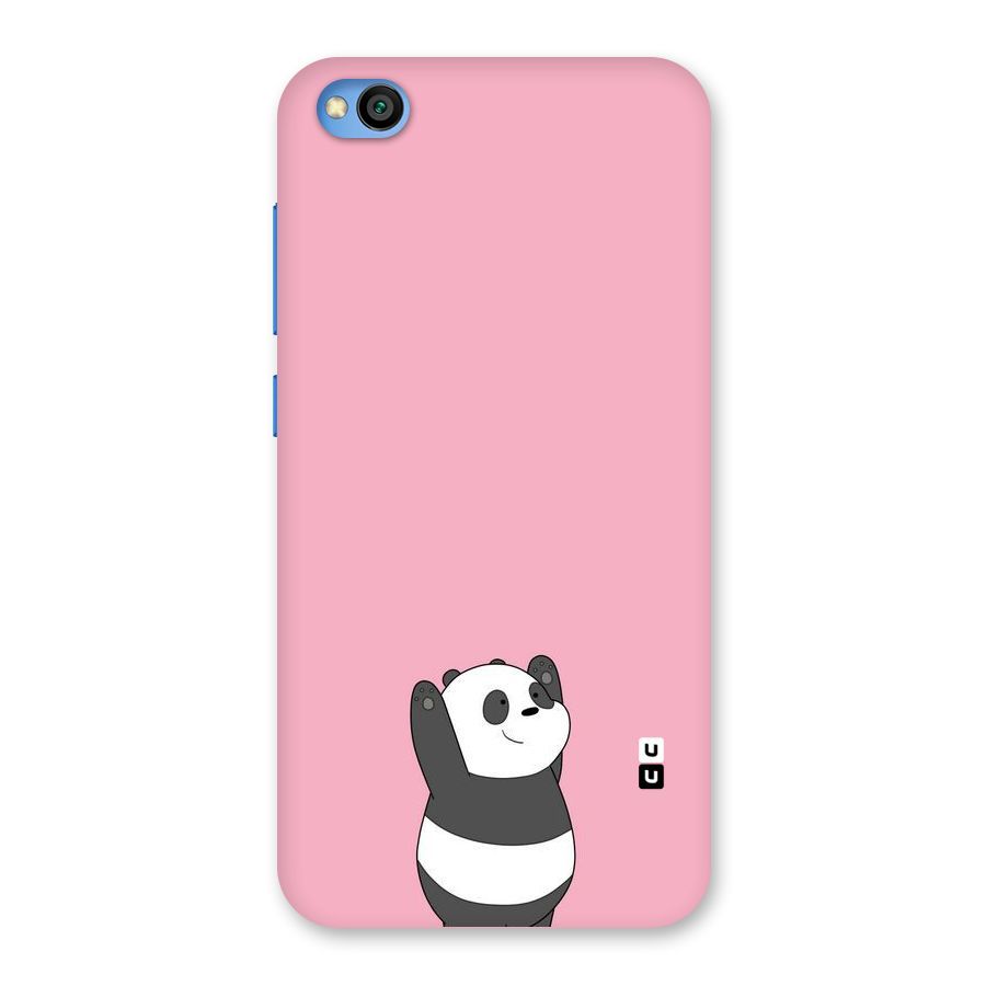 Panda Handsup Back Case for Redmi Go