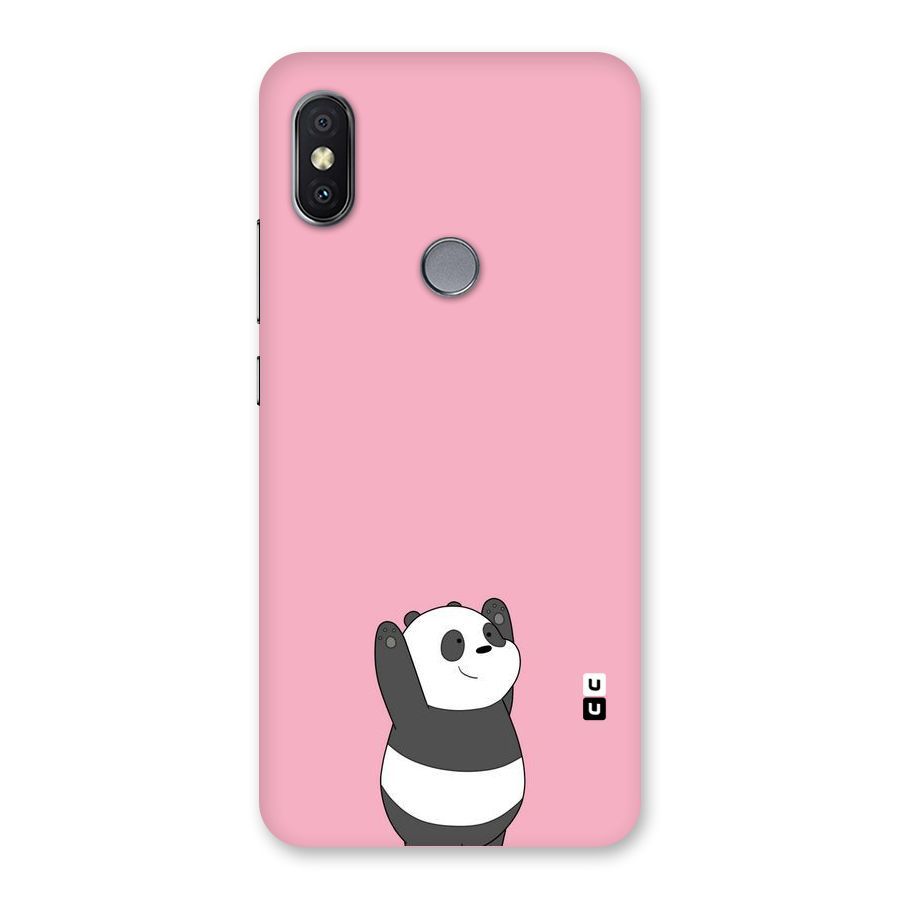 Panda Handsup Back Case for Redmi Y2