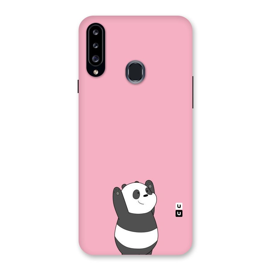 Panda Handsup Back Case for Samsung Galaxy A20s