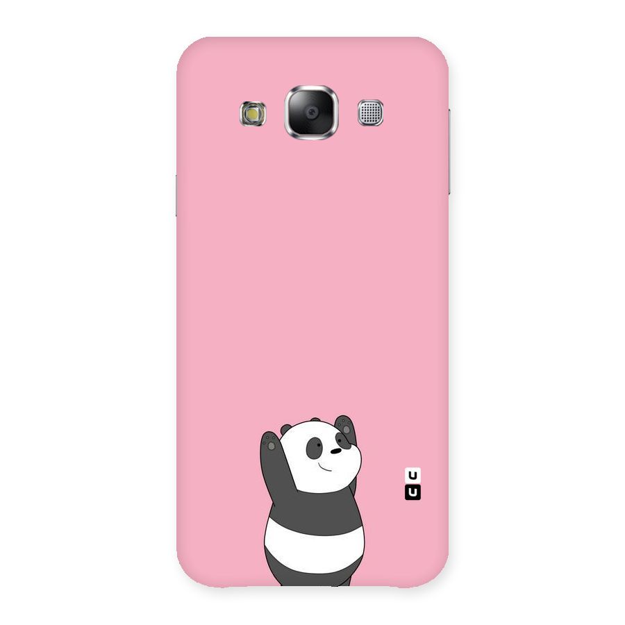Panda Handsup Back Case for Samsung Galaxy E5