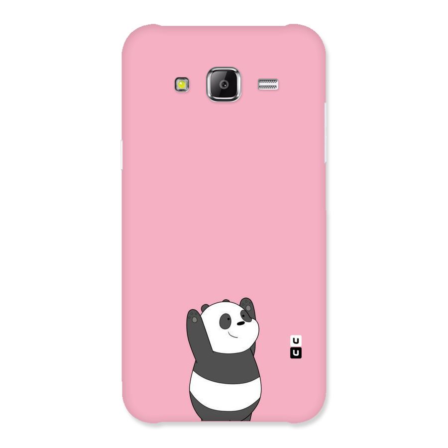 Panda Handsup Back Case for Samsung Galaxy J2 Prime