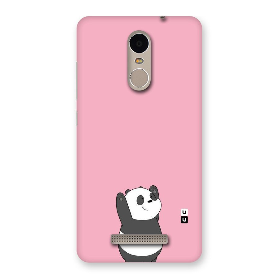 Panda Handsup Back Case for Xiaomi Redmi Note 3