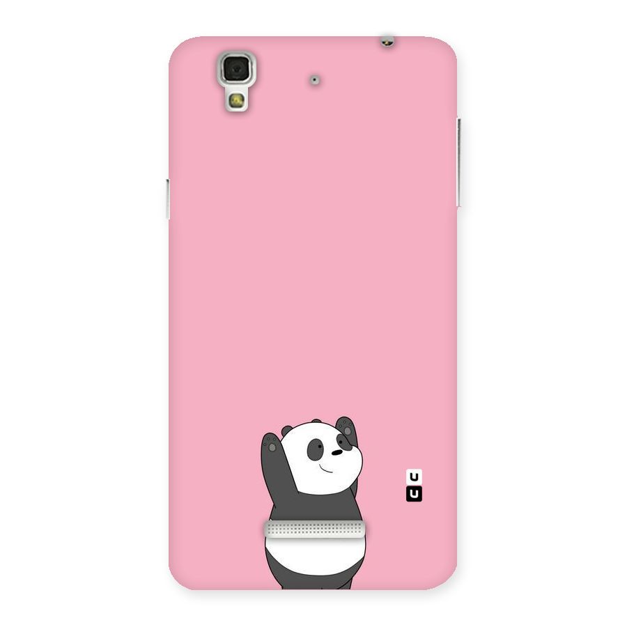 Panda Handsup Back Case for YU Yureka Plus